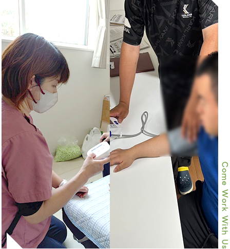 スタッフの様子